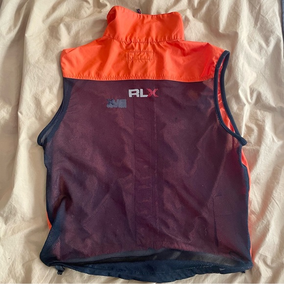 EUC!  Men’s vintage orange Polo Sport RLX running vest! Size S - Picture 3 of 5
